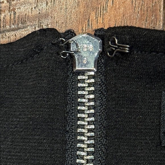 XS ALLEN B. Black Business Mini Dress with Silver Studs - Picture 6 of 10